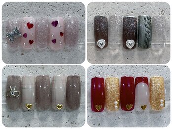 ラニ ネイル(Rani Nail)/バレンタインネイル ¥7800