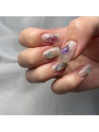 天然石　定額ネイル