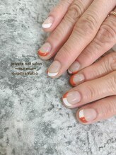 プライベート ネイルサロン マーマ(murmur)/バイカラーフレンチ