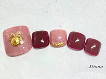ディアナ ひたちなか高場店(DIANA)/定額ネイル　6600円　D‐010