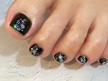 モアニ ヒロオ 渋谷店(MOANI Hiroo)/フットネイルは濃いめカラー☆