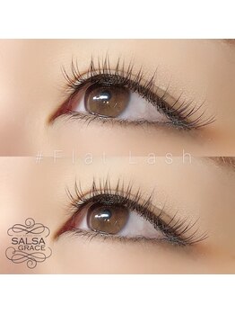 エクステ ネイル アイラッシュ サルサ グレイス 千葉店(SALSA GRACE)/王道◎フラットラッシュ☆