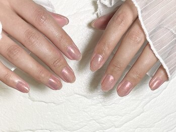 ネイルズリッツ(Nails lit.)/フラッシュネイル×オーロラ