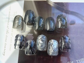 タオドットネイル(TAO...nail)/【定額】アシメデザインアート