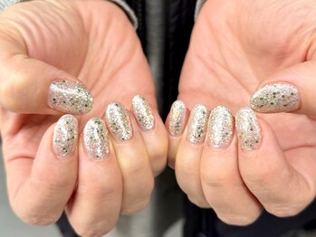 ラメワンカラー