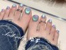 【フットネイル】マグネットネイルorフラッシュネイル¥5500