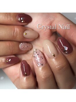 クリスタルネイル ボンベルタ橘店(CRYSTAL NAIL)/シンプルネイル