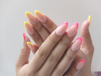 ネイルサロンミキ 横浜(MIKI)/スキニーフレンチスカルプネイル