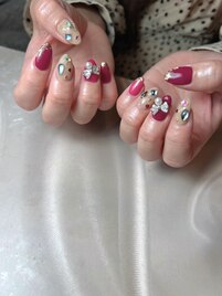 ジュエリーキラキラネイル☆