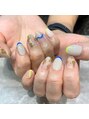 アイラッシュアンドネイル専門店 クラル(CURAR)&nbsp;ポップなニュアンスネイルも得意です☆