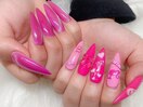 スカルプBarbieネイル