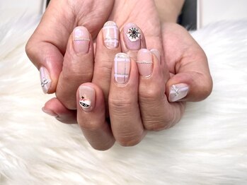 イマージュ(image)/韓国風ワンホンネイル☆SAYAKA