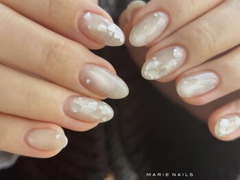 マリーネイルズ 大阪梅田店(MARIE NAILS)/新規様8000円 0205b カフェラテ