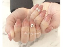 ラグジュアリーネイルズ オオミヤ(Luxury Nails Omiya)の雰囲気（じゅわっとグラデーション☆好きなパーツと合わせてHappyに…☆*）