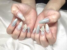 ヤシネイル(Yashi Nail)/ゴージャス持込　チークネイル