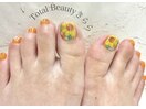 ひまわり夏Foot Nail