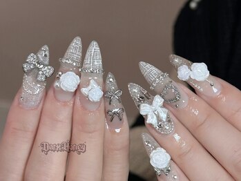 ダークハニー 原宿店(Dark Honey)/ツイード/クリスマス/冬ネイル