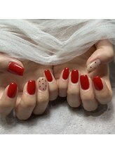 アース 新瑞橋店(HAIR & MAKE EARTH)/赤×ハートホロ