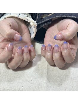 ビーアット(b-atto)/空のグラデーションネイル