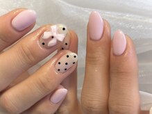 エクラ(eclat)/パステルピンク×ドット
