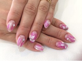 お花ネイル