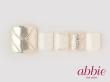 ネイルサロンアビー 北千住店(abbie)/メタリック・フット　￥14036