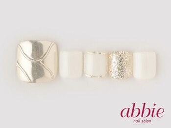 ネイルサロンアビー 北千住店(abbie)/メタリック・フット　￥14036