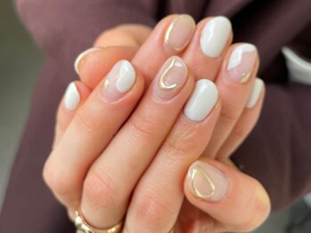 ニコルネイル(nicole nail)/シンプルニュアンスネイル