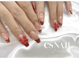 赤フレンチ×リボン