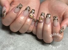 ユニオンバイウィズ(Union by xx with)/ヒョウ柄アート