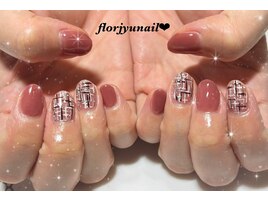 ツイードnail