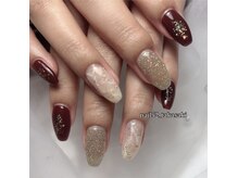 デザイン豊富な定額ネイル♪カラー変更で自分好みに◎