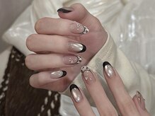 ナユキネイル 渋谷店(NA.YUKI NAIL)/秋冬ネイル　エレガントデザイン