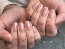 キラキラフラッシュネイル
