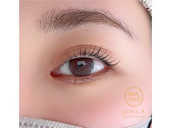 プリモア(primo A)の写真/お目元のカワイイはお任せください！ナチュラルからボリュームまで自分に似合う理想のまつげに出会える◎