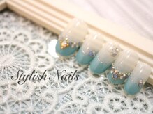 スタイリッシュネイルズ(Stylish Nails)/wedding(ティファニーブルー)