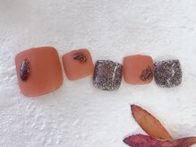 ナル バイ ネイルブレイク(Nalu by Nail Break)/ニュアンス×控え目ラメ