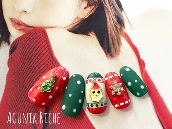 アグニークリッシェ(Agunik Riche)/【クリスマスネイル】
