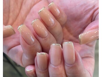 ビューティービースト フォー ネイルアンドアイラッシュ 松浜店(beauty:beast)/ゴールドフレンチ☆