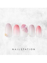 ネイルステーション リンクスウメダ店(NAIL STATION)/フラワーネイル／パラジェル
