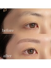 リアアイズ(Li'a eyes)/眉スタイリング＋まつげパーマ