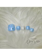 ネイルサロンクリアヴィラ(nail salon clear villa)/フットデザインチョイス☆¥9350