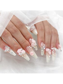 サモパル(3.5.8)/薔薇ネイル