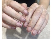 ビュー バイ ネオリーブ 用賀店(beau'r by neolive)/ピンクラメグラデーションk