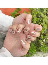 ネイルサロン エーナイン ザ ビッグ豊平店/持ち込みデザイン