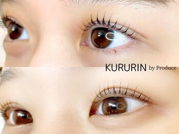 くるりん 町田店(kururin)の写真/マスカラ要らず♪美容液コーティングトリートメント付きで自まつ毛を労わりながらいつでも上向きまつ毛に♪