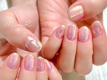 ミスアール ナカツ(Miss:R Nakatsu)の写真/ワンカラーでもシンプルなのに上品な仕上がりに♪お仕事や家事で派手なネイルができない方もオススメ◎