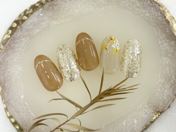 押し花　ミラー