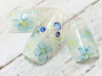 ミア(mia)/水彩画風フラワー