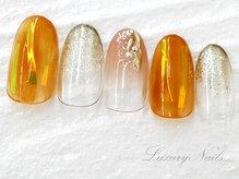 ラグジュアリーネイルズ カワグチ(Luxury Nails Kawaguchi)/オーロラフィルム*